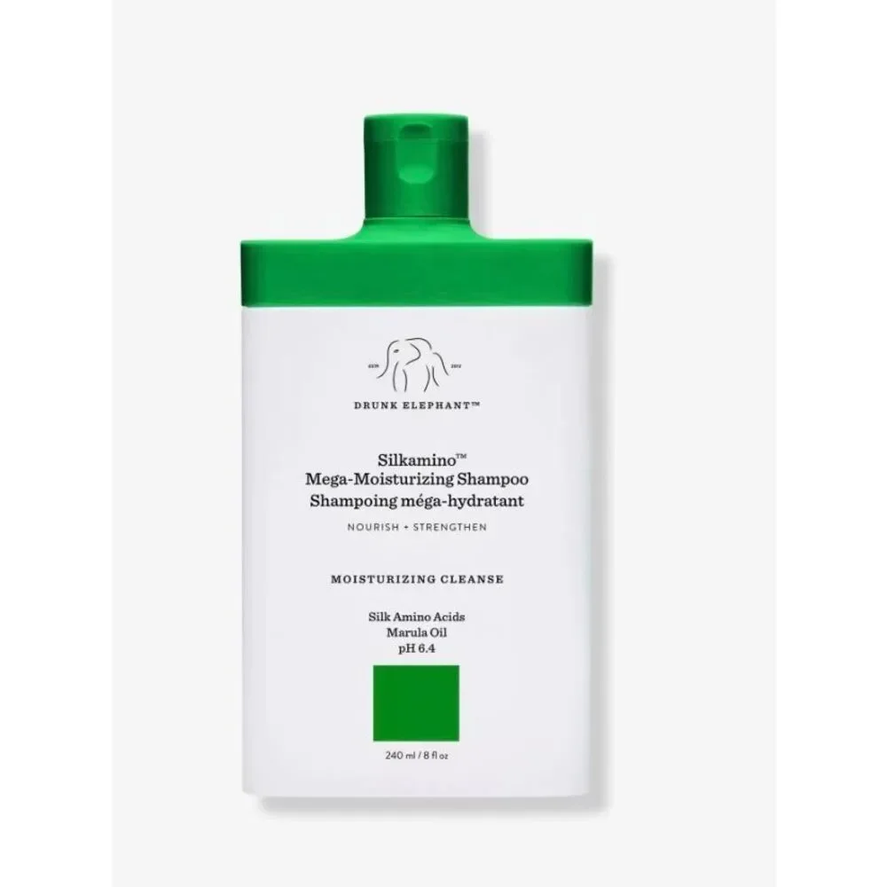 DRUNK ELEPHANT  - NWT - Silkamino Mega-Moisturizing Shampoo, 240 ml / 8 fl oz.
